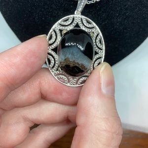 *Karis Collection New Black Obsidian Pendant J52